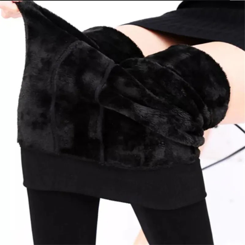Lyana's - Leggings Avec Fourrure Chaude