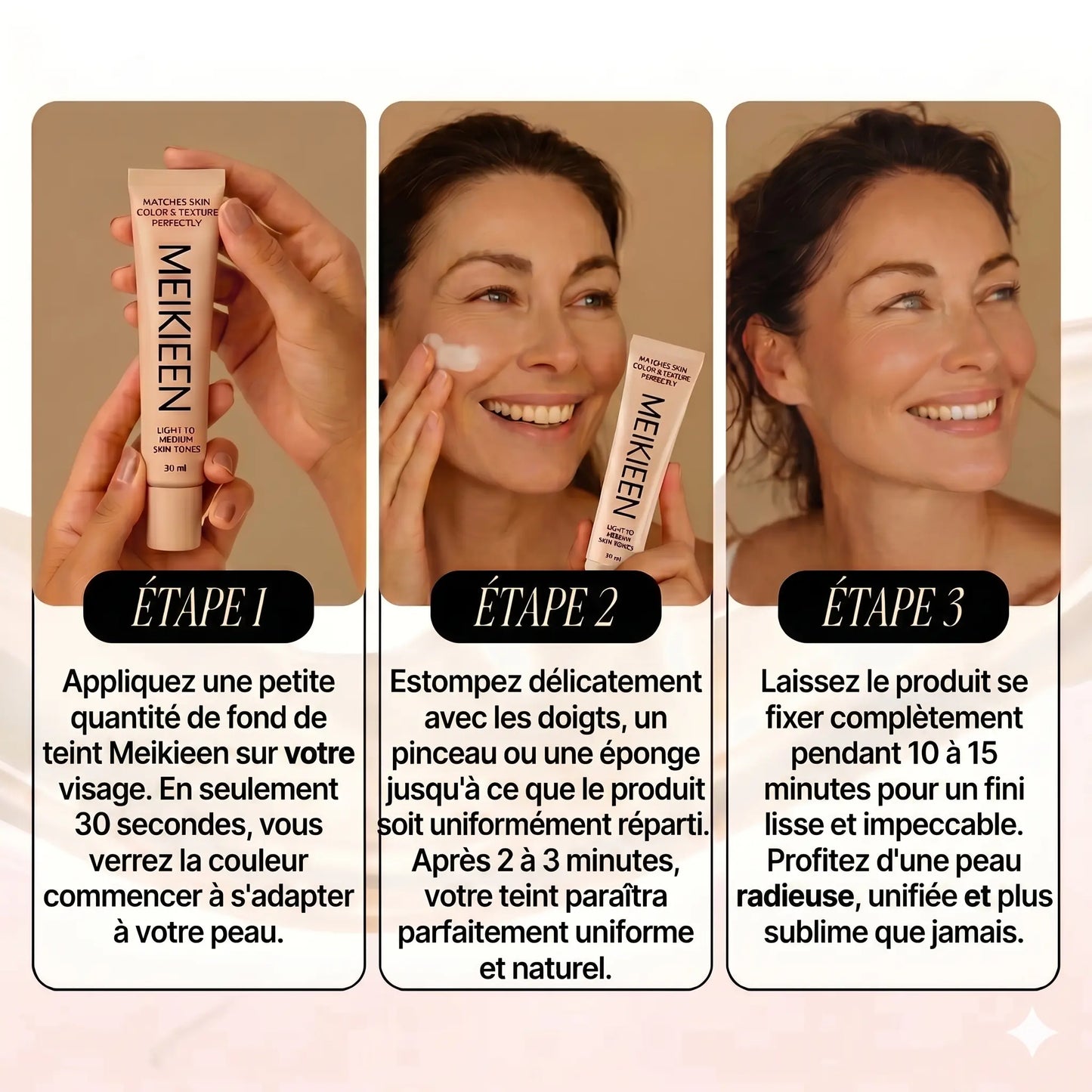 MEIKIEEN® - Fond de teint qui change de couleur